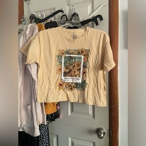Sunflower Cropped T-Shirt